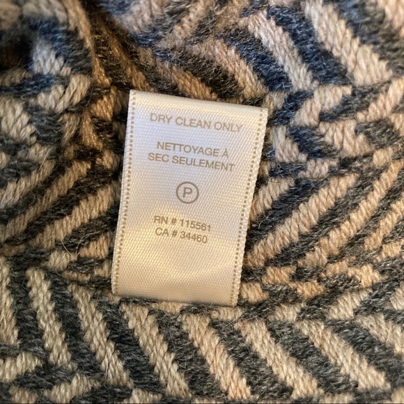 7 for all mankind cropped wool blend swing coat xs - Picture 5 of 10